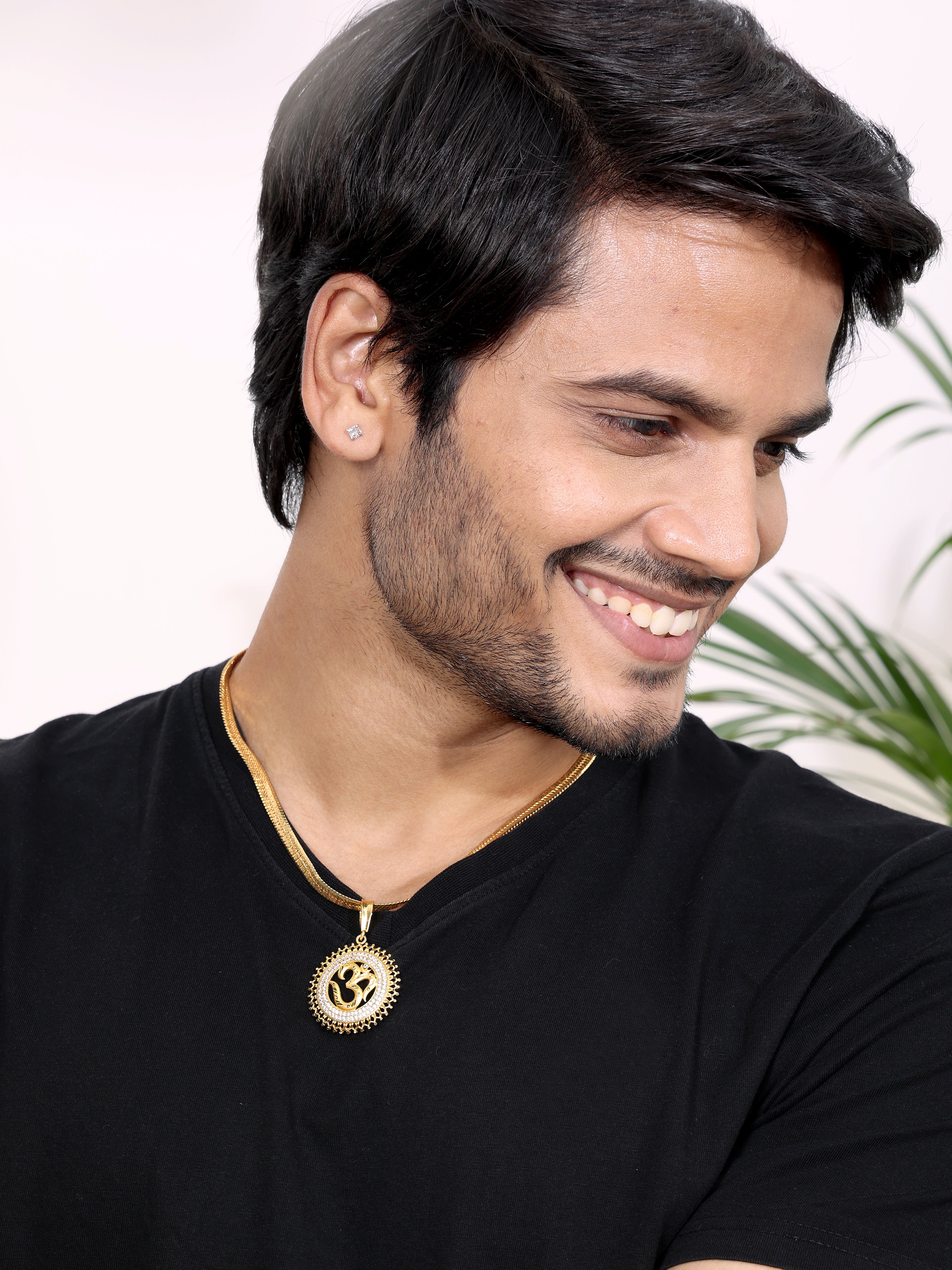 Radiant Smile with Spiritual Elegance