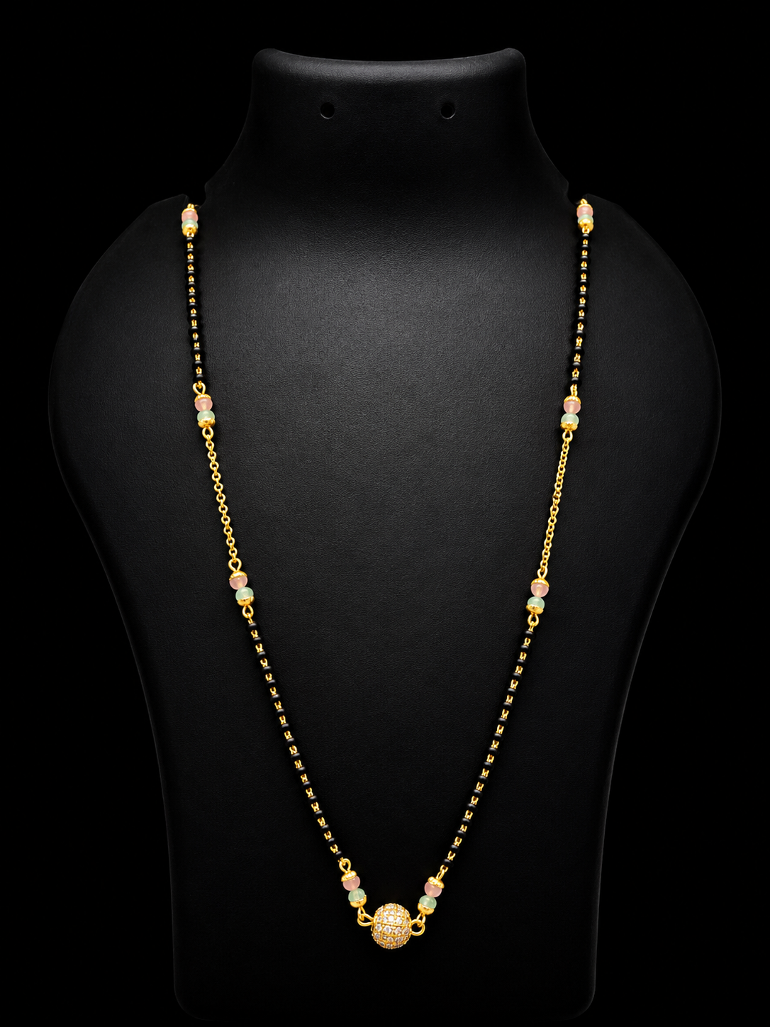 Crystal Bloom Mangalsutra