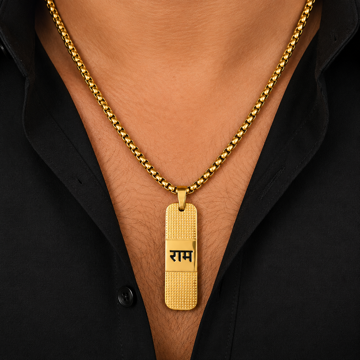 Shree Ram Signature Pendant With Chain